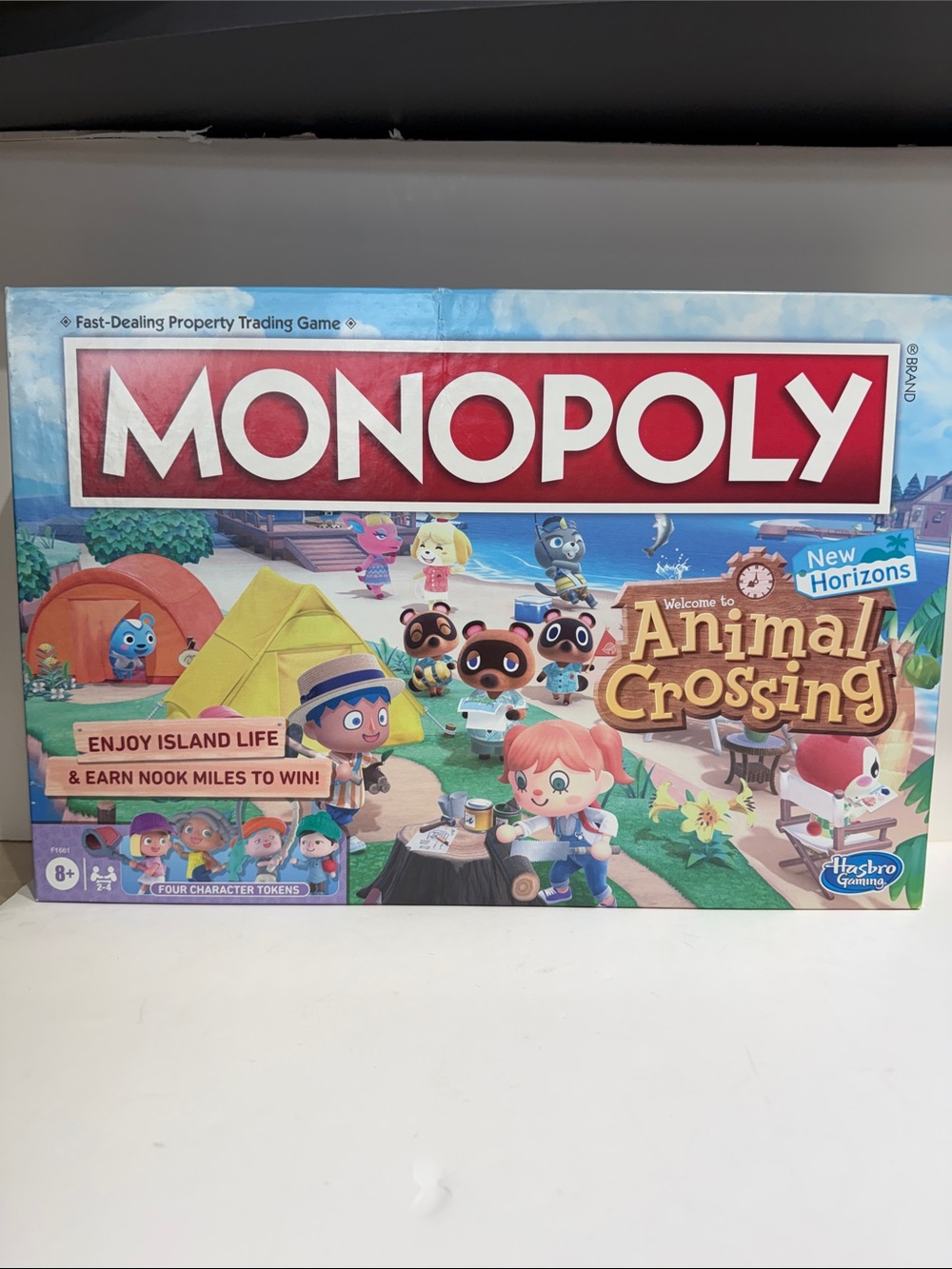 Monopoly Animal Crossing New Horizons Board Game - Colorful Box Art